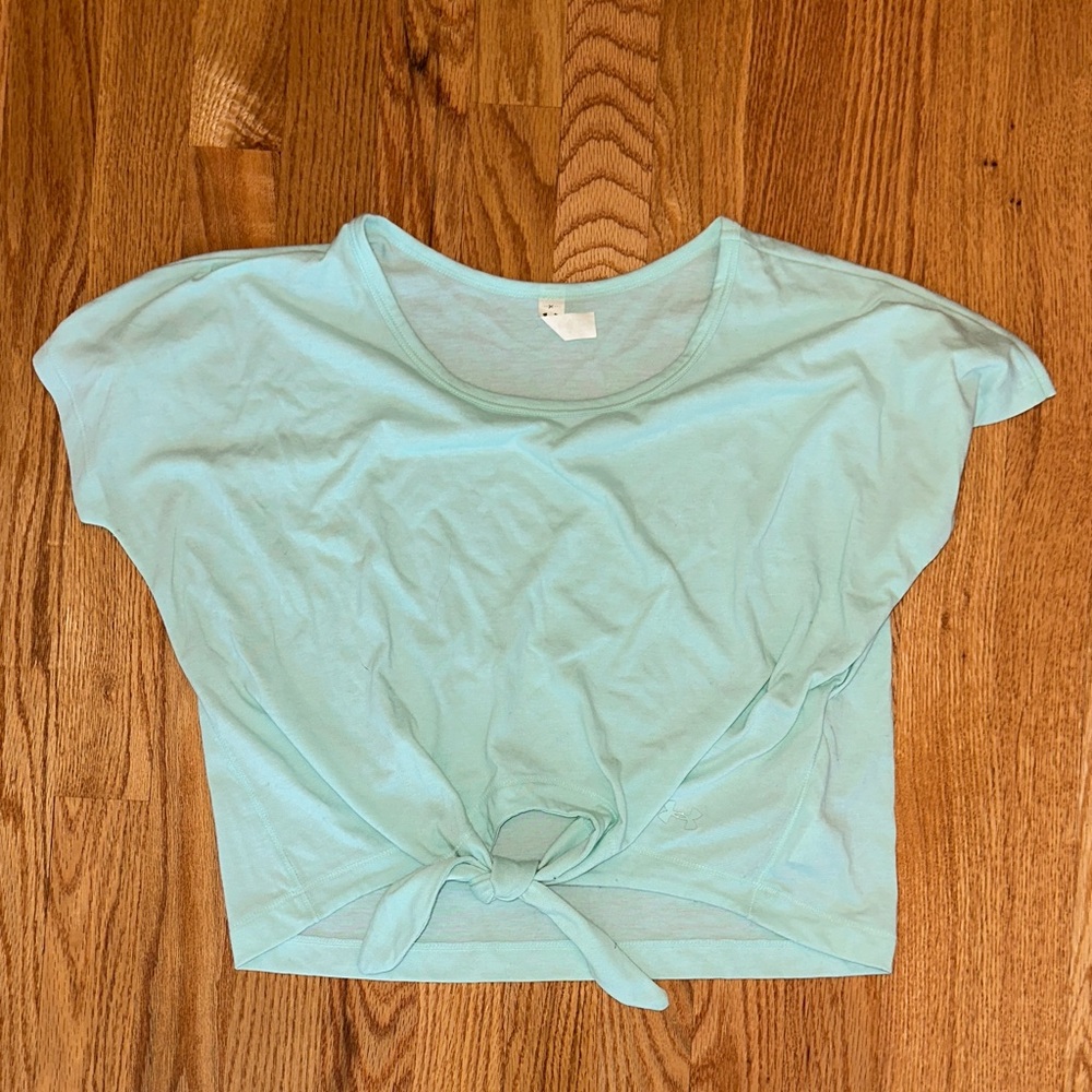 Teal Under Armor Top